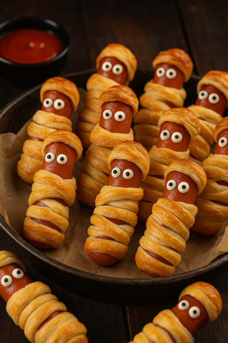 Mummy Sausage Rolls: The Easiest, Spookiest Snack for Halloween