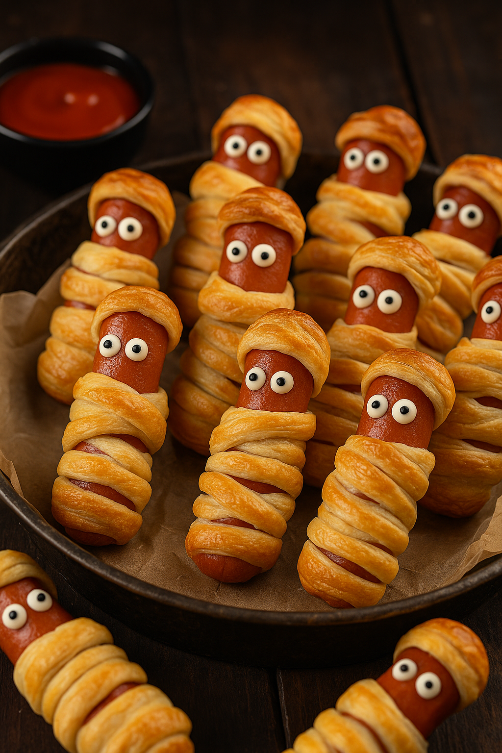 Mummy Sausage Rolls: The Easiest, Spookiest Snack for Halloween